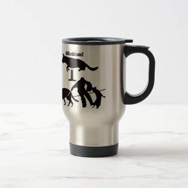 Taza del viaje de Schutzhund (Derecha)