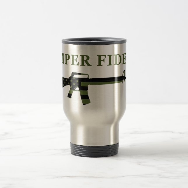 Taza del viaje de Semper Fidelis M16 sometida (Centro)