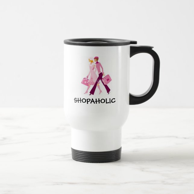 Taza del viaje de Shopaholic (Derecha)