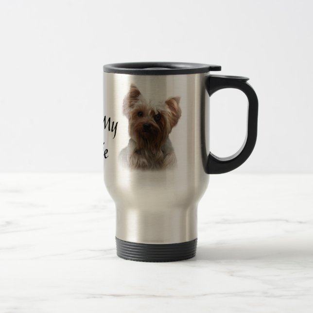 Taza del viaje de Yorkshire Terrier (Derecha)