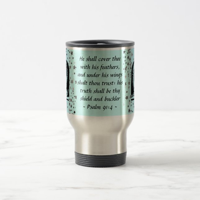 Taza del viaje del 91:4 del salmo (Centro)