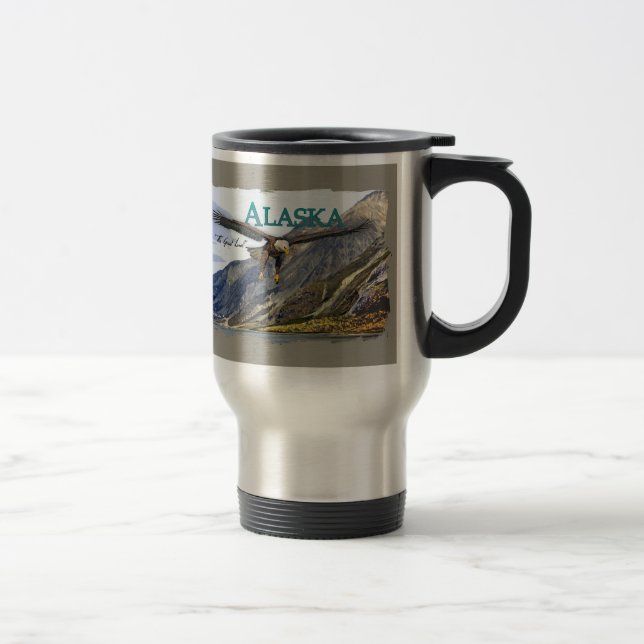 Taza del viaje del acero inoxidable de Alaska (Derecha)