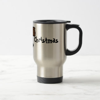 Taza del viaje del acero inoxidable del navidad