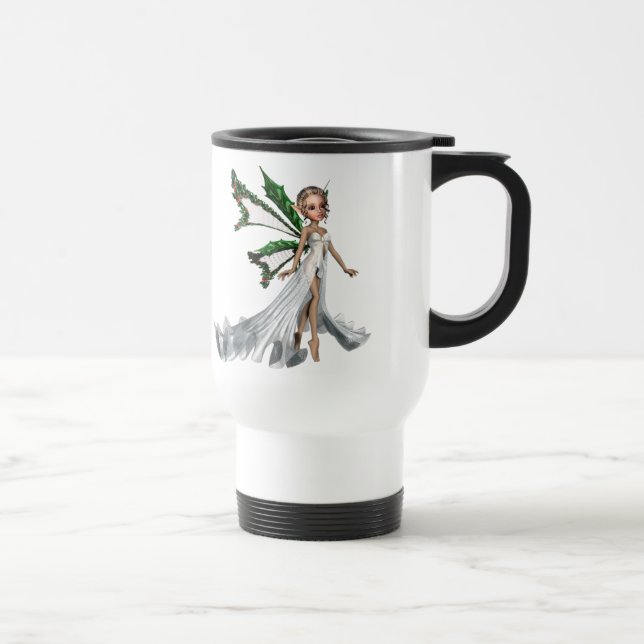 Taza del viaje del ángel del navidad del KRW (Derecha)