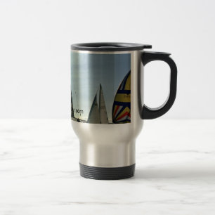Taza del viaje del barco de vela