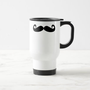Taza del viaje del bigote (para los zurdos