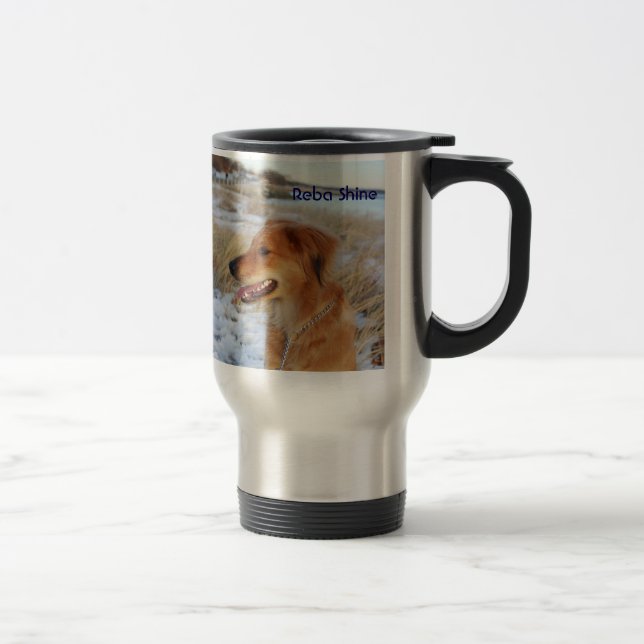 Taza del viaje del brillo de Reba - sol Goldens (Derecha)