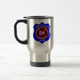 Taza del viaje del centro de comunicaciones