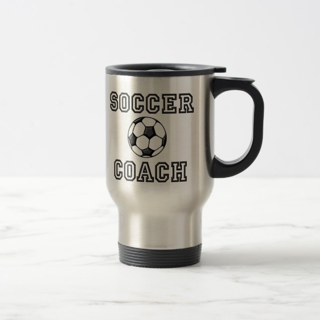 Taza del viaje del coche del fútbol (Derecha)