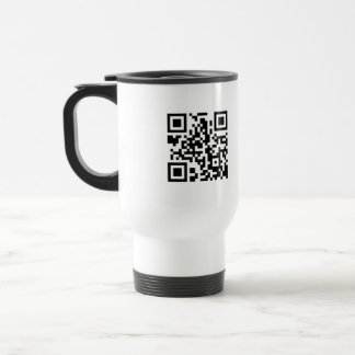 Taza del viaje del código de QR