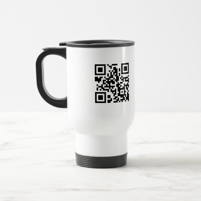 Taza del viaje del código de QR (Izquierda)
