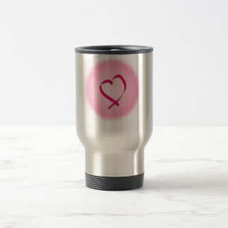 Taza del viaje del corazón del cáncer