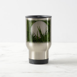 Taza del viaje del diseño de la pelota de golf