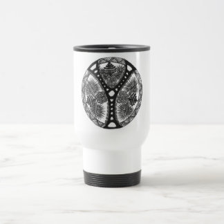 Taza del viaje del Doodle de Y