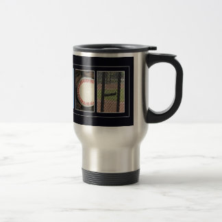 Taza del viaje del entrenador de béisbol