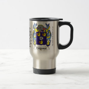 Taza del viaje del escudo de armas de la familia