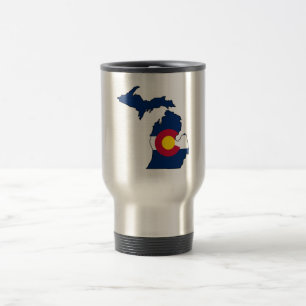 Taza del viaje del esquema de Michigan de la