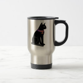 Taza del viaje del gato de Bastet