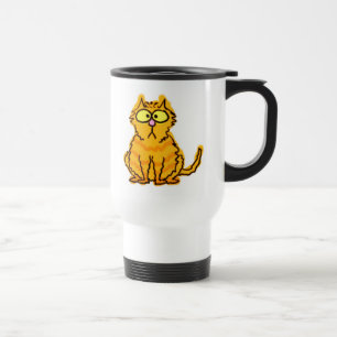 Taza del viaje del gato de Tabby