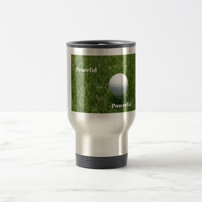 Taza del viaje del golfista (Centro)