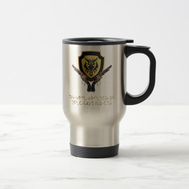 Taza del viaje del Gunslinger de Kingsman (Derecha)