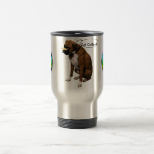 taza del viaje del hueso del perro n de la paz