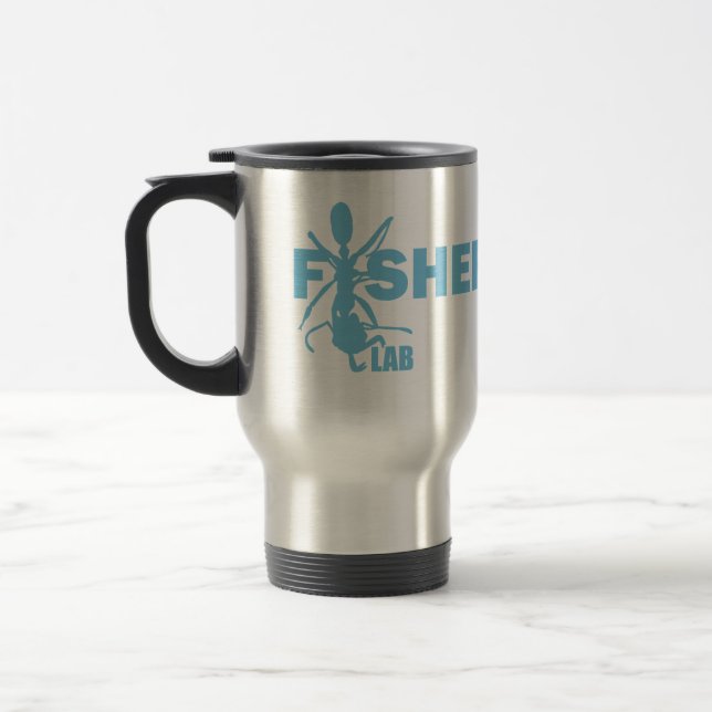 Taza del viaje del laboratorio de Fisher (Izquierda)