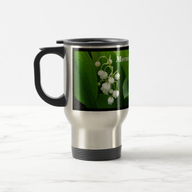 Taza del viaje del lirio de los valles de las (Izquierda)