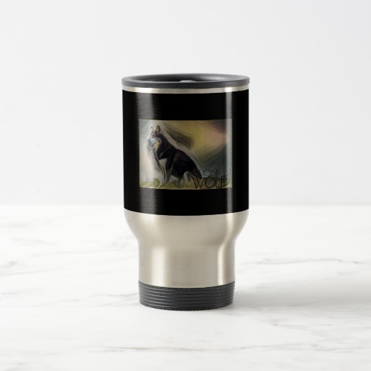 Taza del viaje del lobo solitario