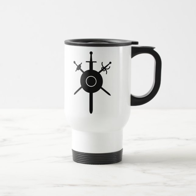 Taza del viaje del logotipo de ARMA (Derecha)