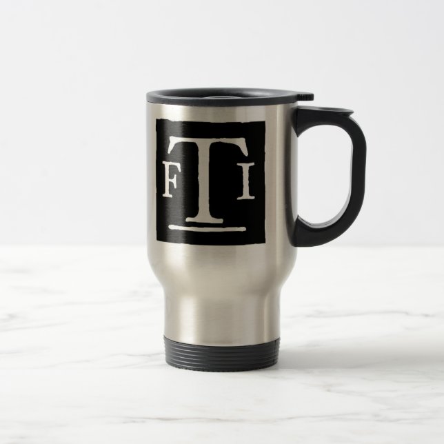 Taza del viaje del logotipo de FTI (Derecha)