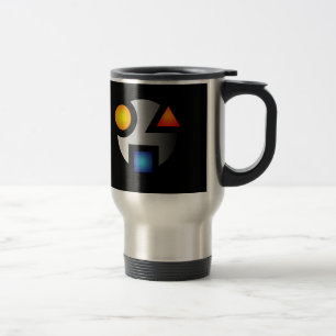 Taza del viaje del logotipo de MI_cryptic