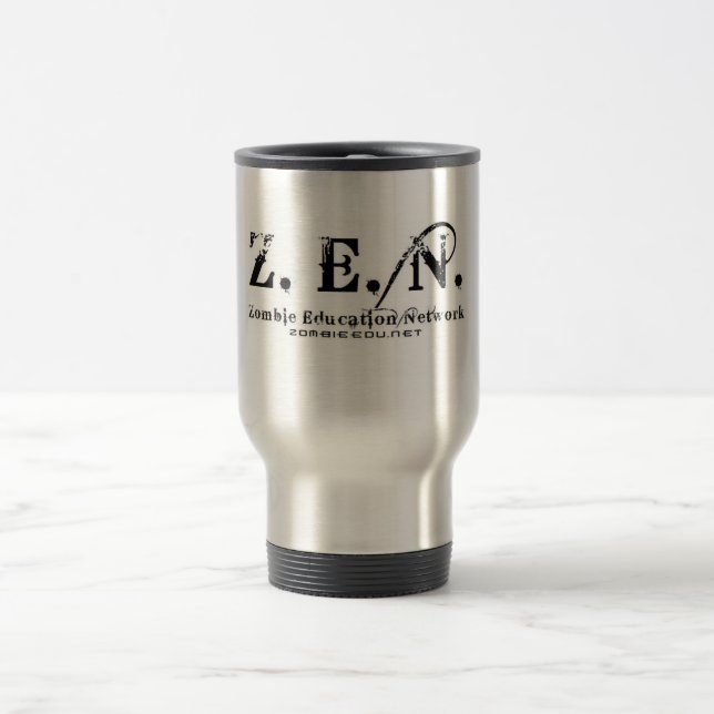 taza del viaje del logotipo del zen (Centro)
