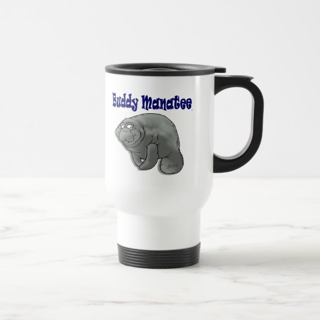 Taza del viaje del Manatee del compinche (Derecha)