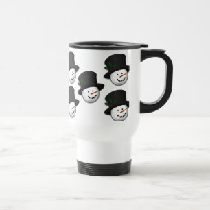 Taza del viaje del muñeco de nieve del KRW