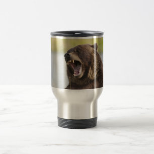 Taza del viaje del oso de Alaska Brown