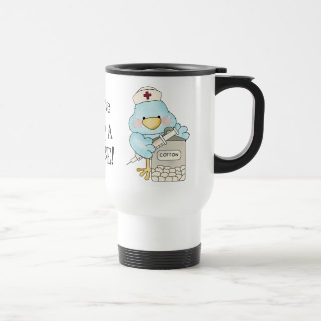 Taza del viaje del pájaro de la enfermería del (Derecha)