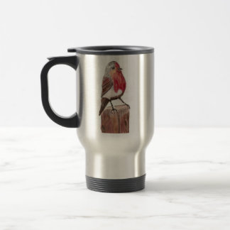 Taza del viaje del petirrojo