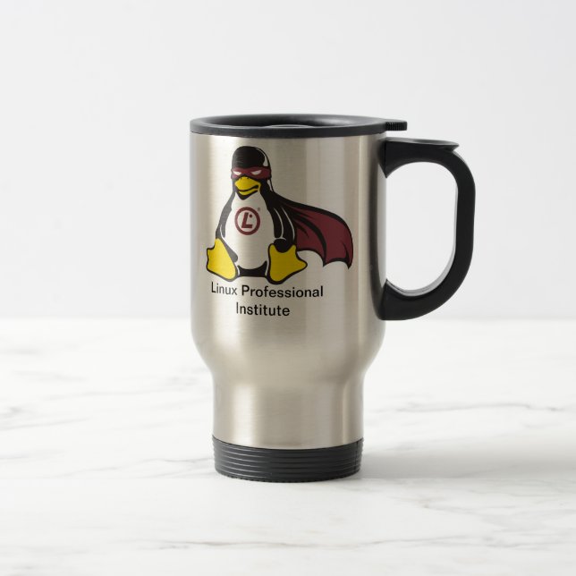 Taza del viaje del pingüino del vengador de la LPI (Derecha)