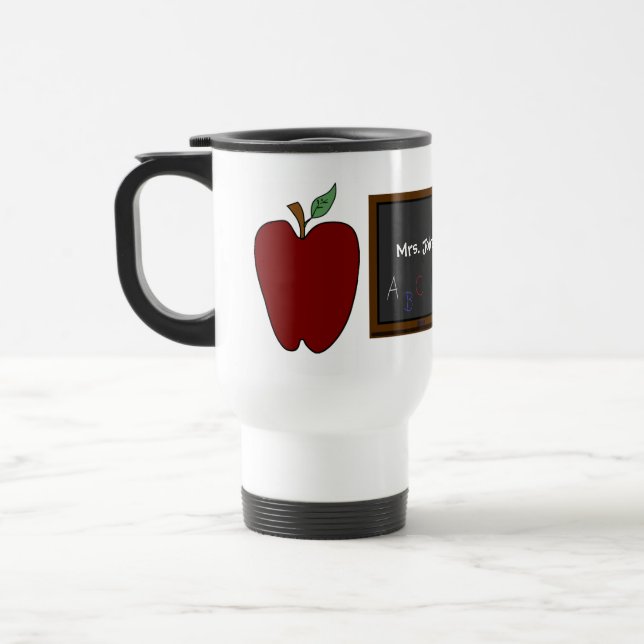 Taza del viaje del profesor de Apple del país (Izquierda)
