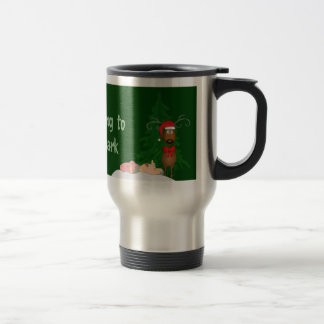 Taza del viaje del reno y de la abuela