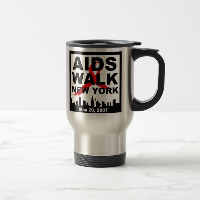 Taza del viaje del SIDA (Derecha)