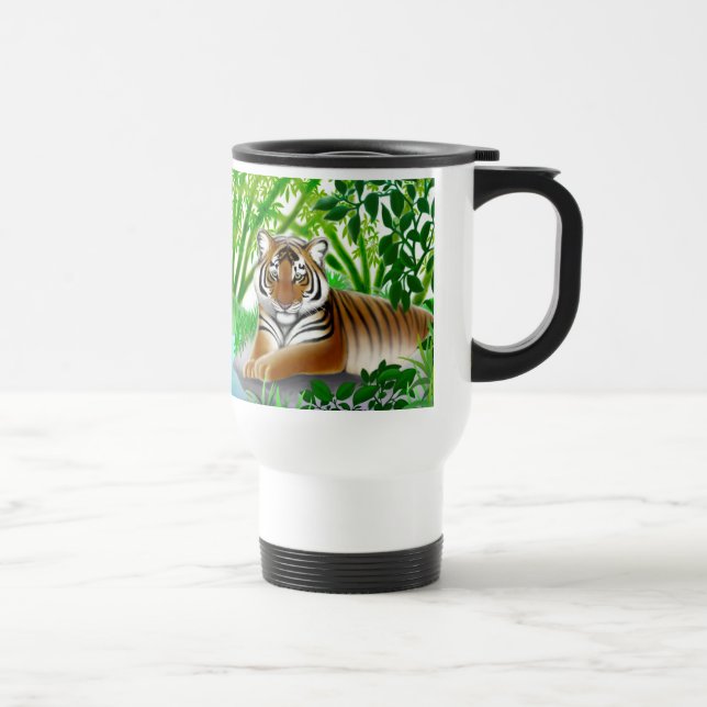 Taza del viaje del tigre de Sumatran (Derecha)