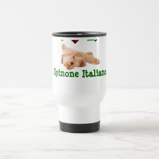 Taza del viaje que ofrece el perrito magnífico de