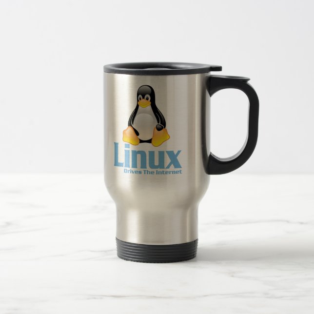 Taza del viaje Tux500 (Derecha)
