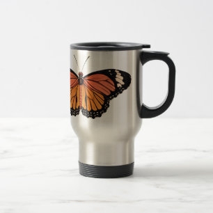 Taza del viajero del viaje de la mariposa de