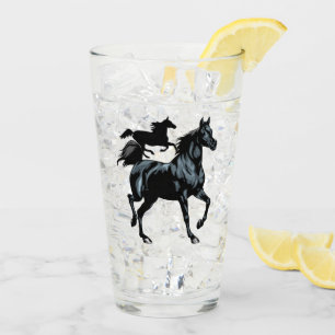 Taza del vidrio del caballo