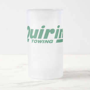 Taza del vidrio esmerilado