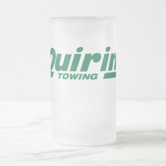 Taza del vidrio esmerilado