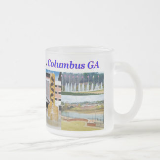 Taza del vidrio esmerilado del recuerdo